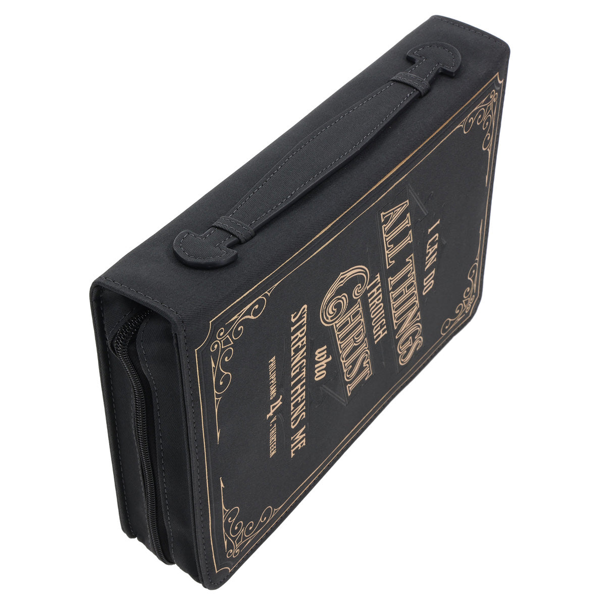 I Can Do All Things Through Christ Who Strengthens Me Faux Leather Bible Bag
