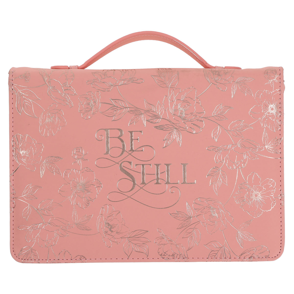 Be Still Faux Leather Bible Bag