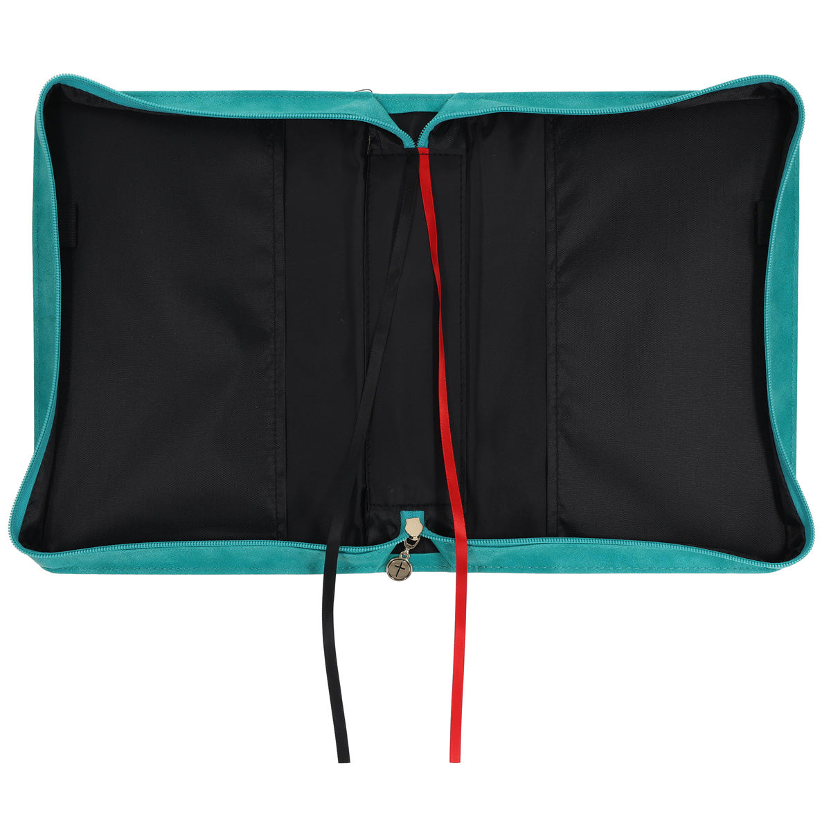I Can Do All Things Through Christ Teal Faux Leather Bible Bag