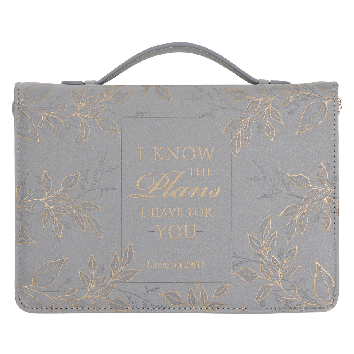 I Know the Plans I Have for You Faux Leather Bible Bag