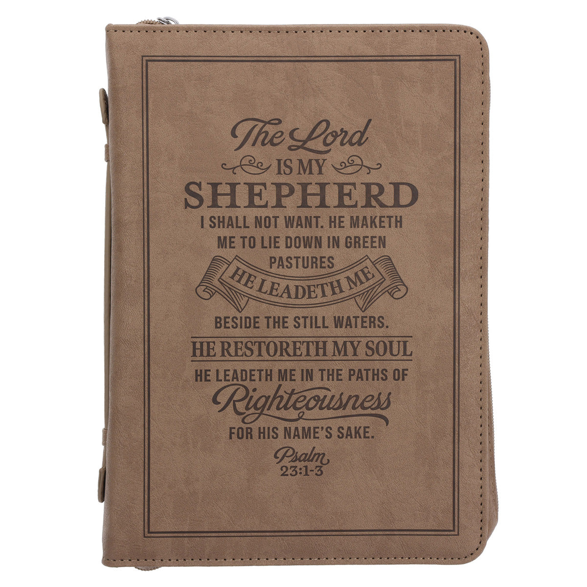 The Lord Is My Shepherd Faux Leather Bible Bag