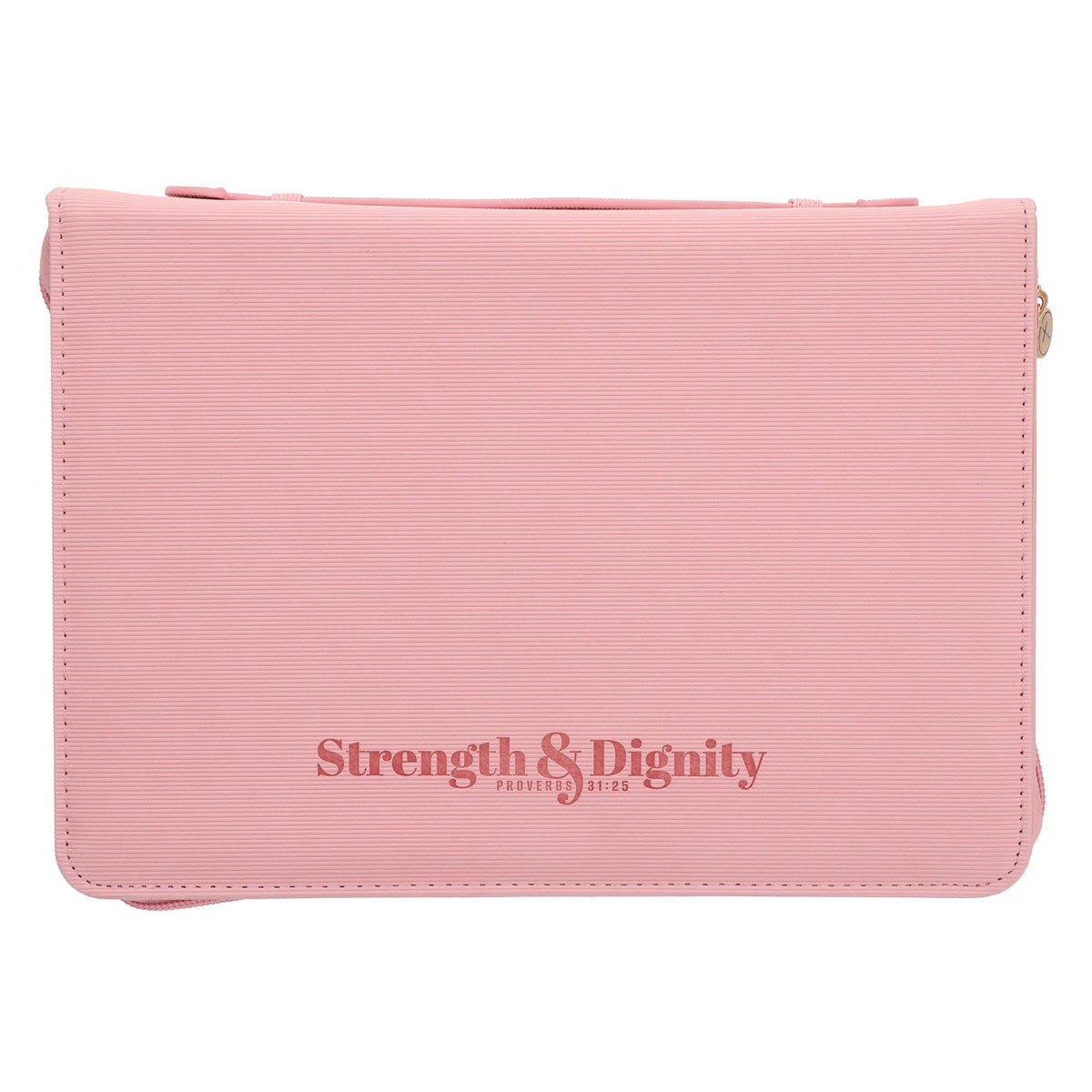 Strength and Dignity Faux Leather Bible Bag