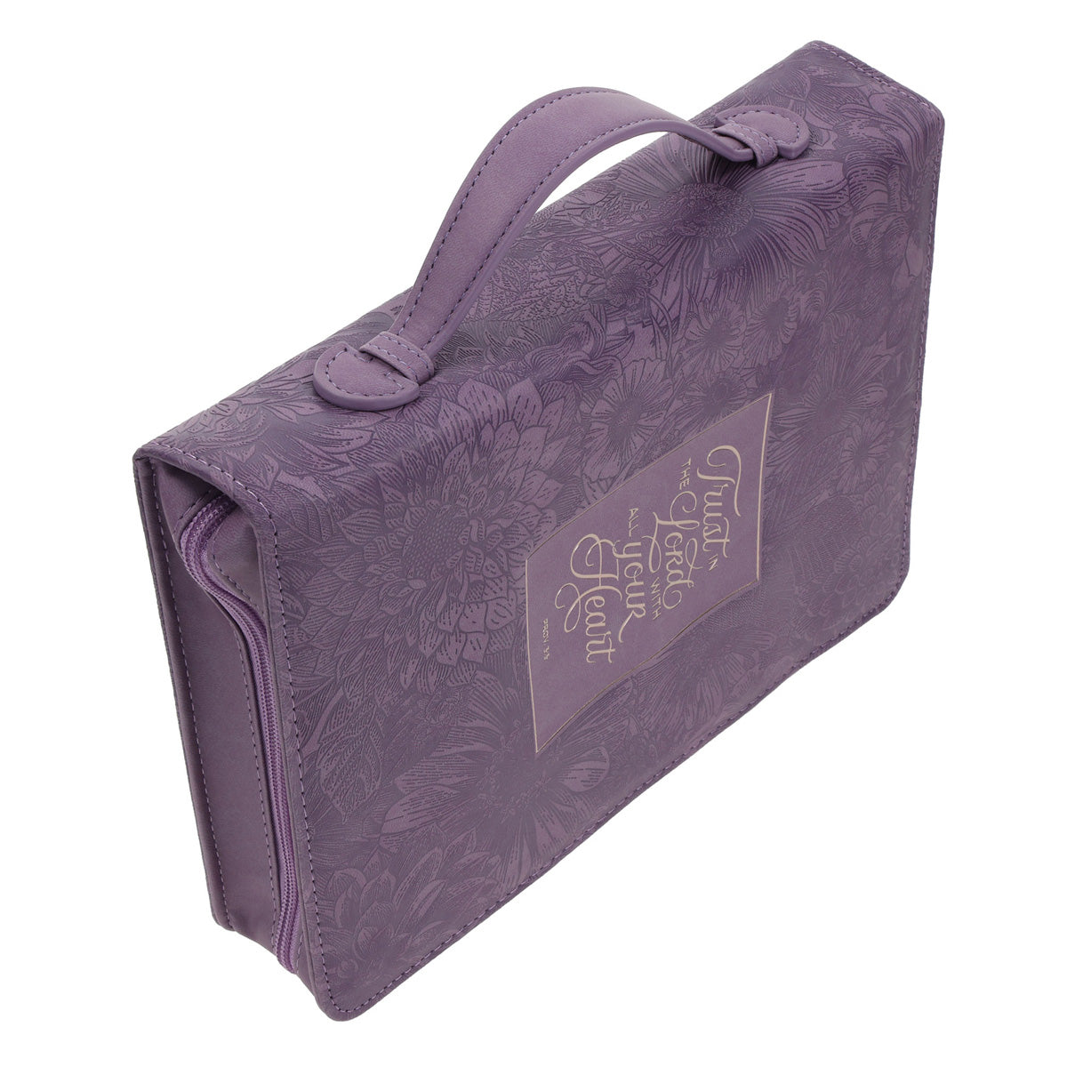 Trust in the Lord with All Your Heart Faux Leather Bible Bag