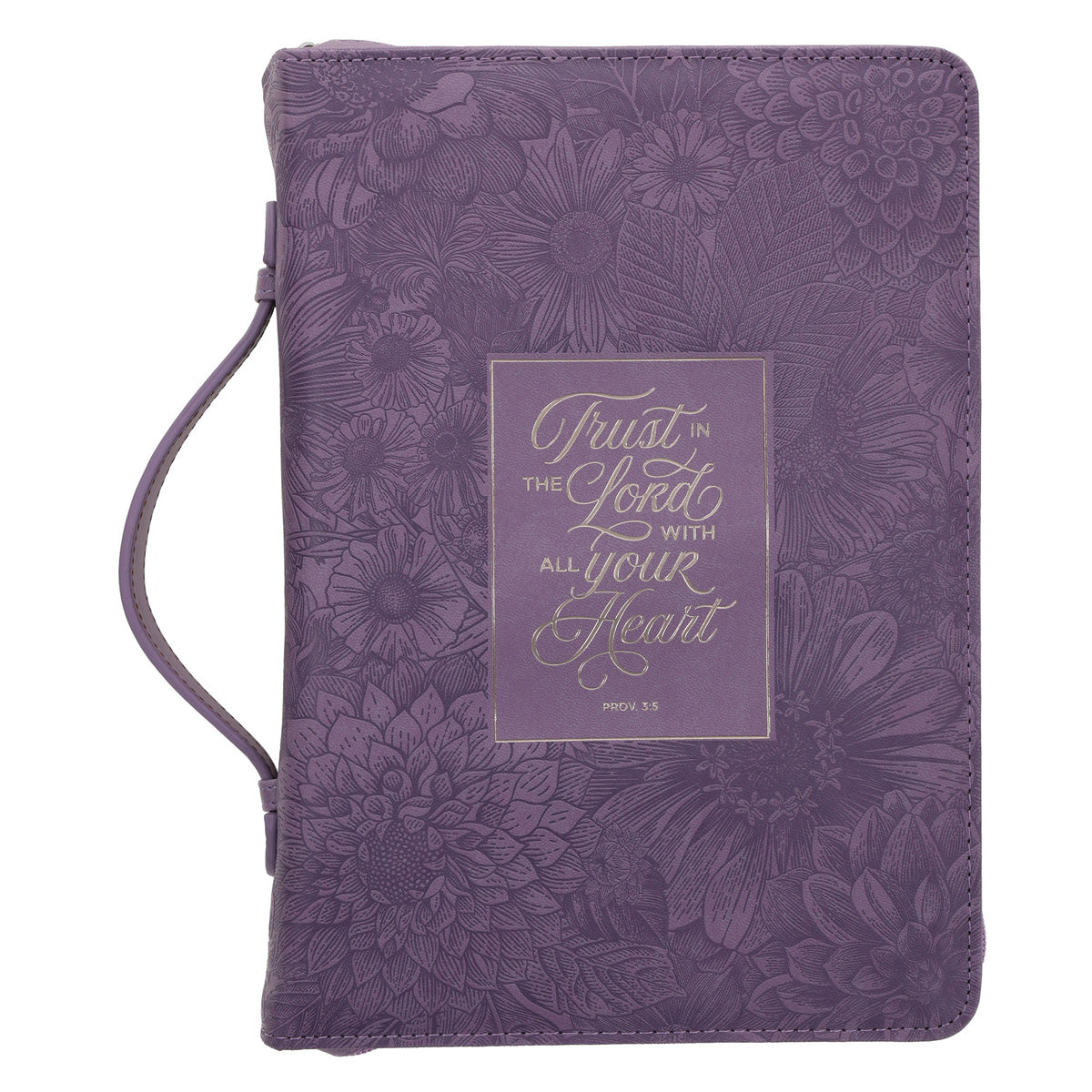 Trust in the Lord with All Your Heart Faux Leather Bible Bag
