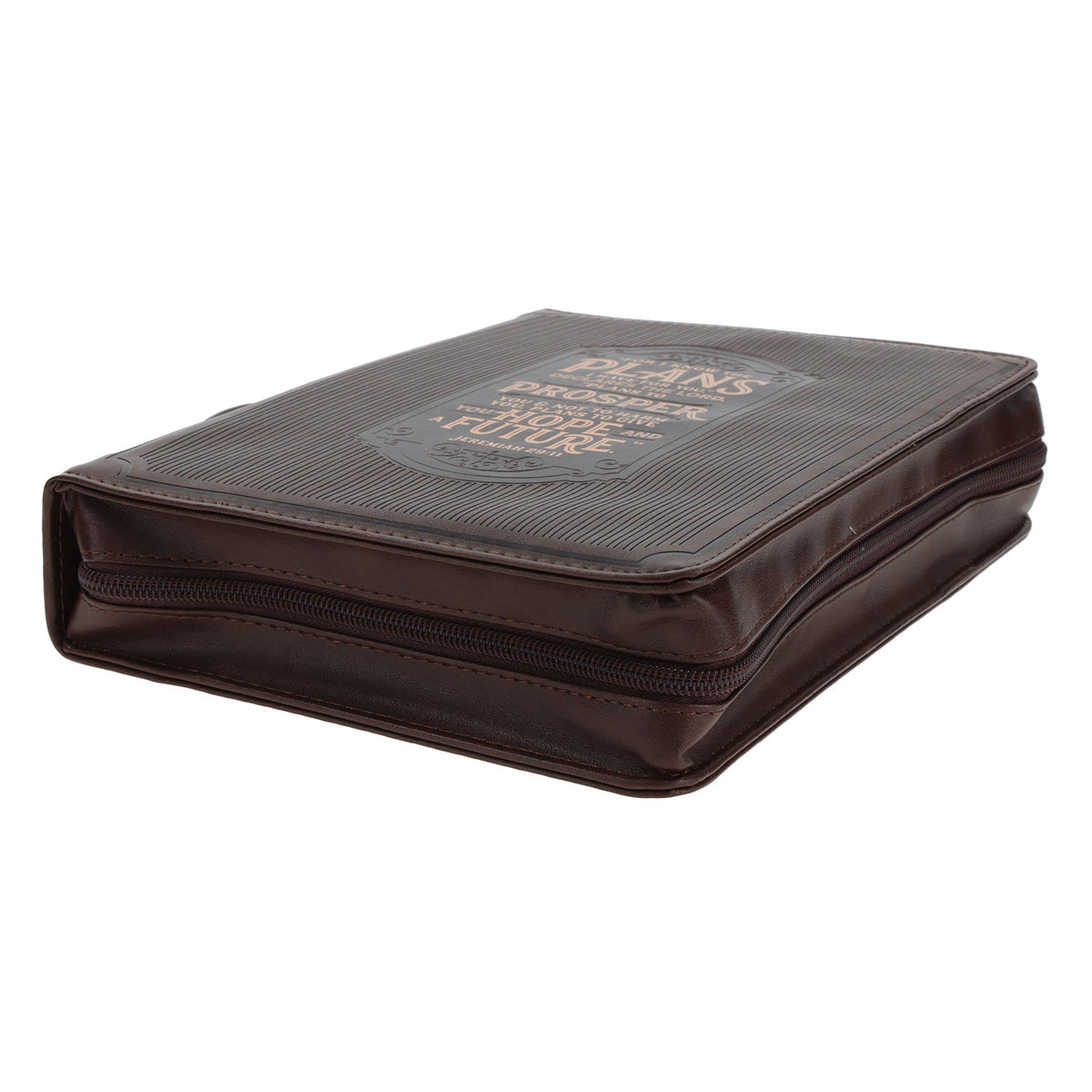 I Know the Plans I Have for You Brown Faux Leather Bible Bag
