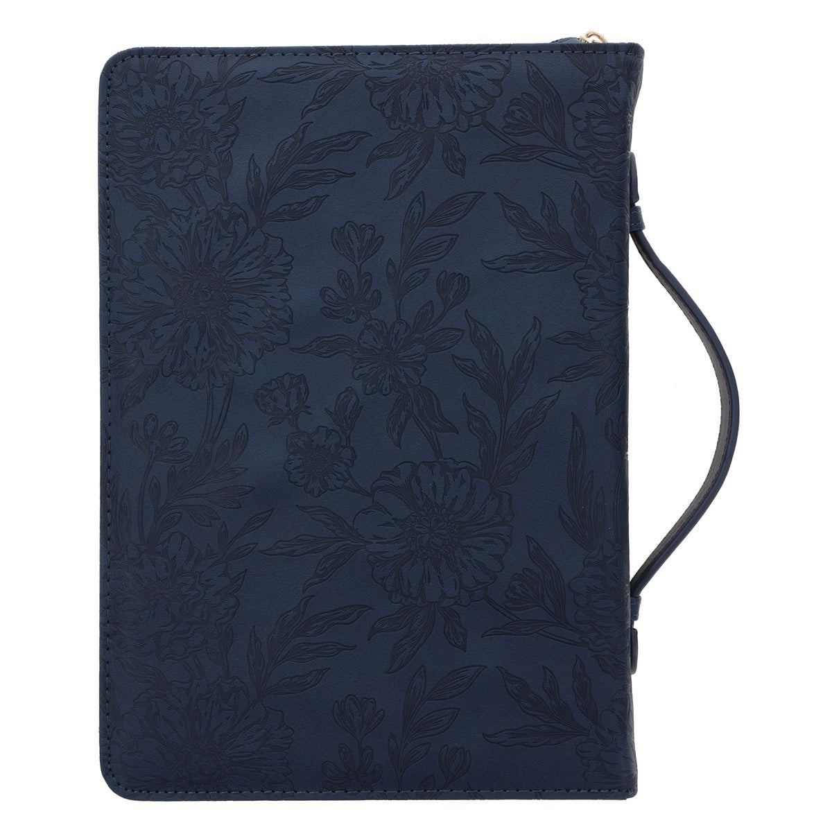 I Can Do All Things Through Christ Blue Faux Leather Bible Bag
