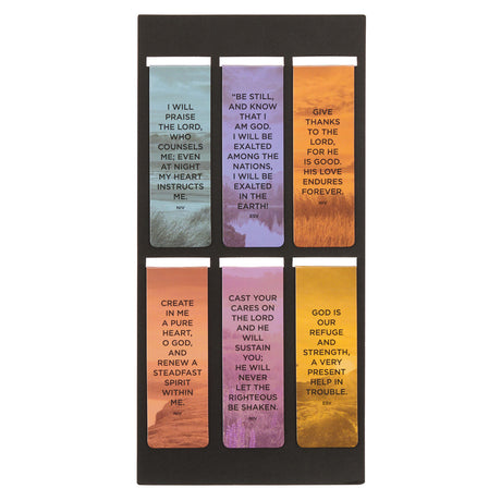 Scenic Six-Piece Magnetic Bookmark Set