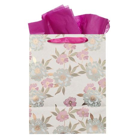 He Has Made Everything Beautiful in Its Time Portrait Gift Bag with Gift Tag