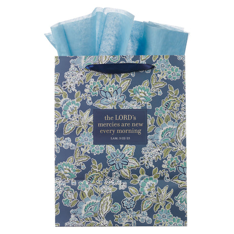 The Lord's Mercies Are New Every Morning Portrait Gift Bag with Gift Tag