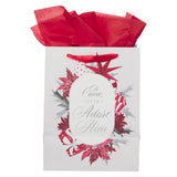 Oh Come Let Us Adore Him Portrait Gift Bag with Gift Tag
