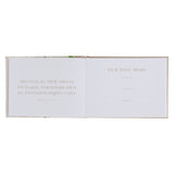 Love Floral Faux Leather Guest Book