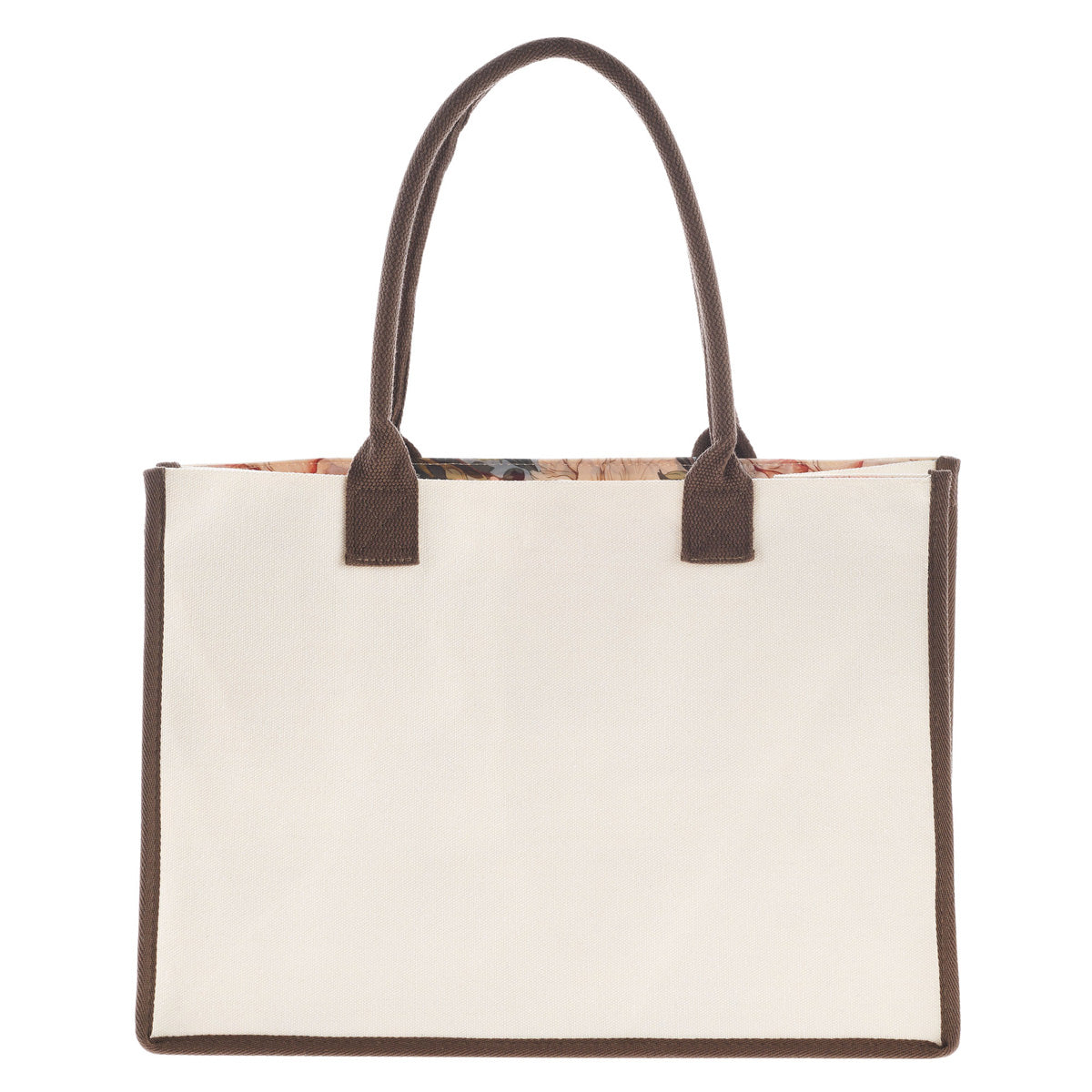 Be Strong and Courageous Cream Canvas Tote Bag
