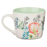 Make Every Day Count Ceramic Mug with Green Interior