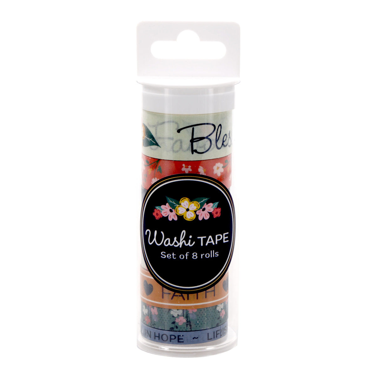 Dwell in Hope Eight-Piece Washi Tape Set
