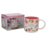 You're Amazing Pink Floral Ceramic Mug