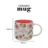 You're Amazing Pink Floral Ceramic Mug