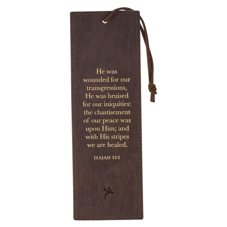 Amazing Grace Crown of Thorns Faux Leather Bookmark