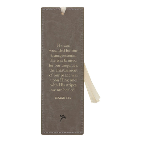 Amazing Grace Faux Leather Bookmark