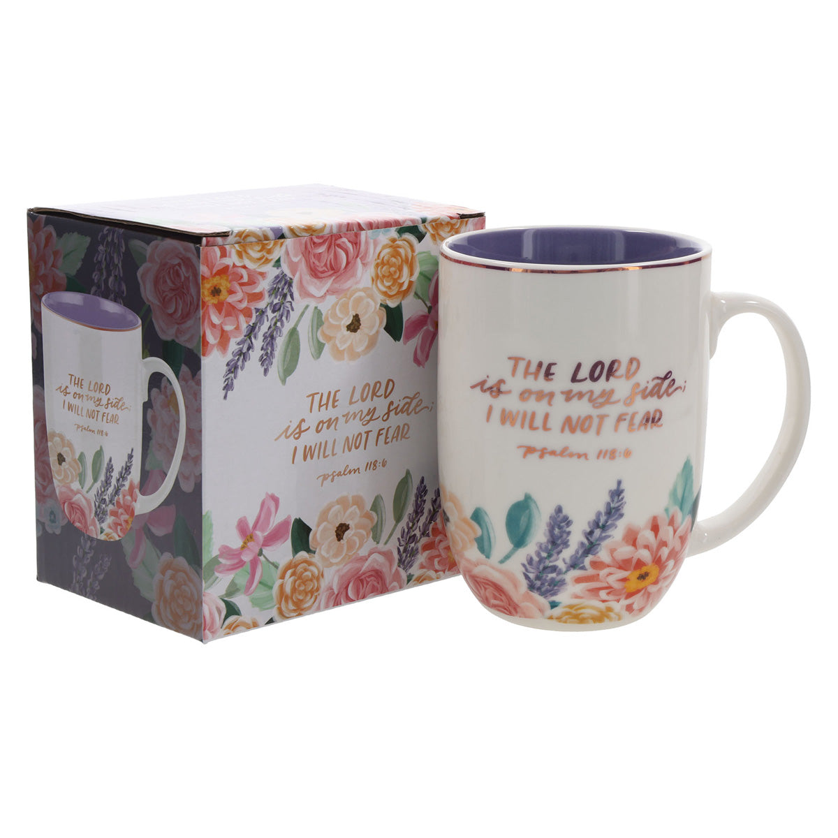 The Lord Is on My Side I Will Not Fear Ceramic Mug