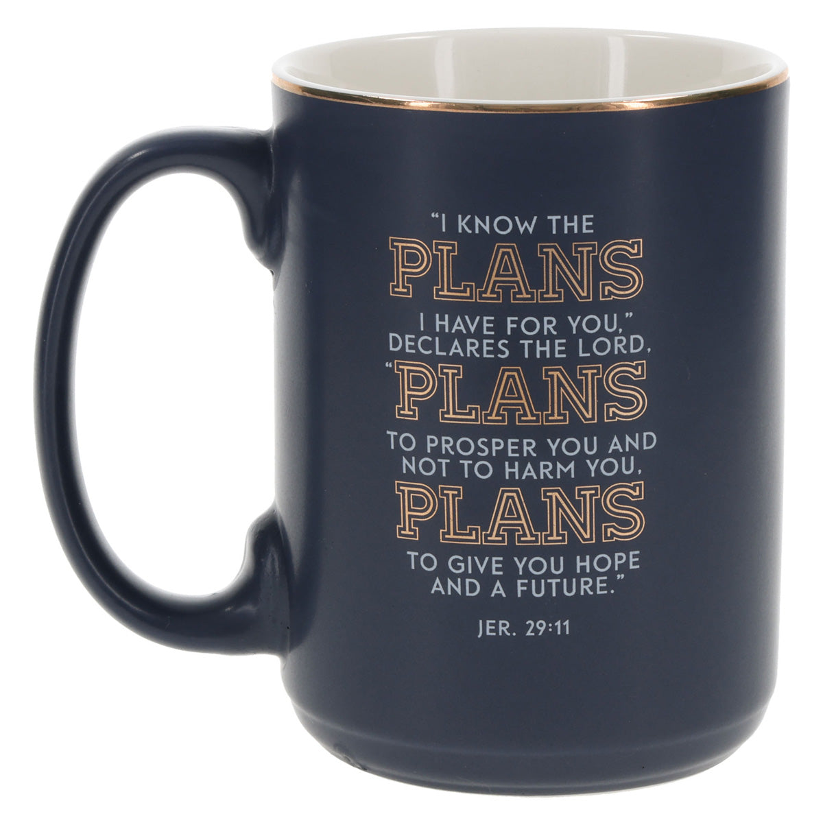 I Know the Plans I Have for You Blue Ceramic Mug