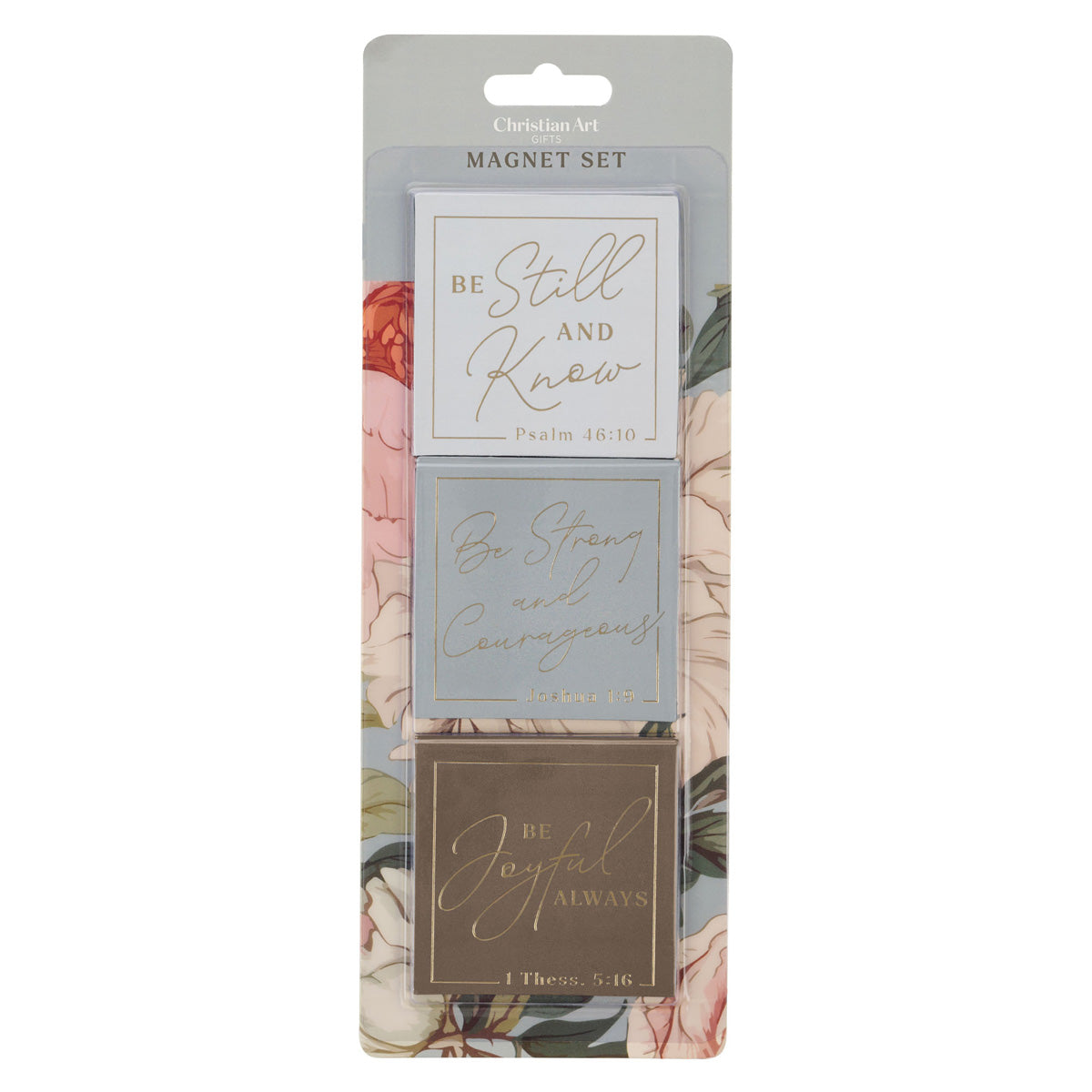 Be Strong and Courageous Three-Piece Magnetic Set