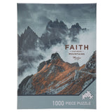 Faith Can Move Mountains 1000 Piece Cardboard Puzzle