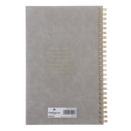 Amazing Grace Wirebound Notebook with PVC Cover