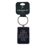 The Lord Bless You and Keep You Metal Keychain