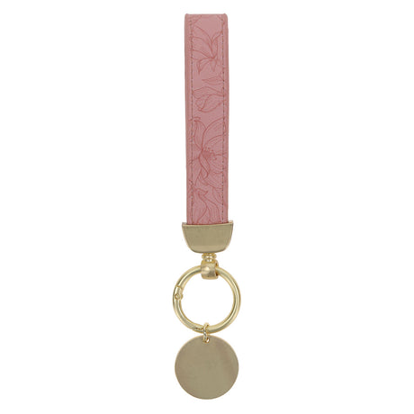 Trust in the Lord Faux Leather Wristlet Keychain with Charm