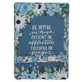 Be Joyful in Hope Clipboard with Notepad