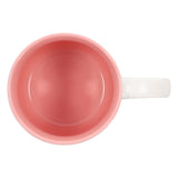 With God All Things Are Possible Floral Ceramic Mug with Pink Interior