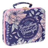 He Has Made Everything Beautiful in Its Time Hardcover Organizer Bible Case