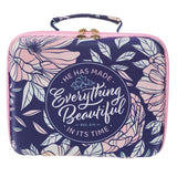 He Has Made Everything Beautiful in Its Time Hardcover Organizer Bible Case