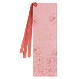 Amazing Grace Pink Faux Leather Bookmark