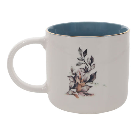 Pray More Worry Less Ceramic Mug with Blue Interior