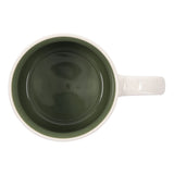 I Am with You Always Ceramic Mug with Green Interior