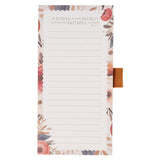 Be Joyful in Hope, Patient in Affliction, Faithful in Prayer Magnetic Notepad with Pen