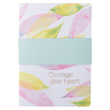 Courage Dear Heart Citrus Leaves Two-Piece Notebook Set