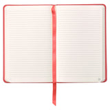 Leatherpress Coral Red Genuine African Leather Notebook