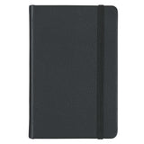 Leatherpress Midnight Black Genuine African Leather Pocket Notebook