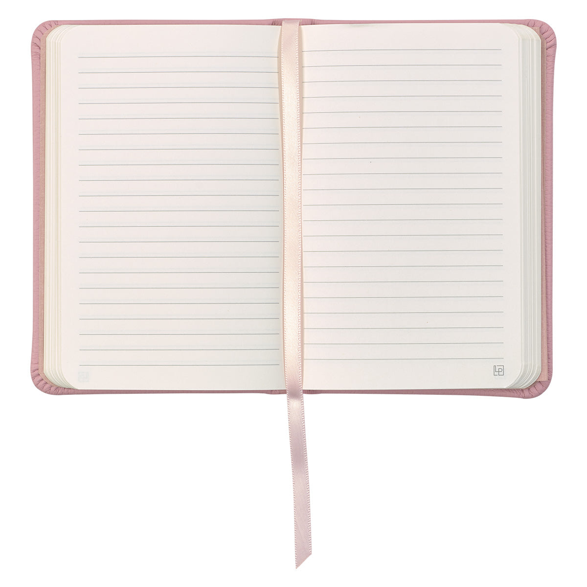 Leatherpress Quartz Pink Genuine African Leather Pocket Notebook
