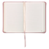 Leatherpress Quartz Pink Genuine African Leather Pocket Notebook