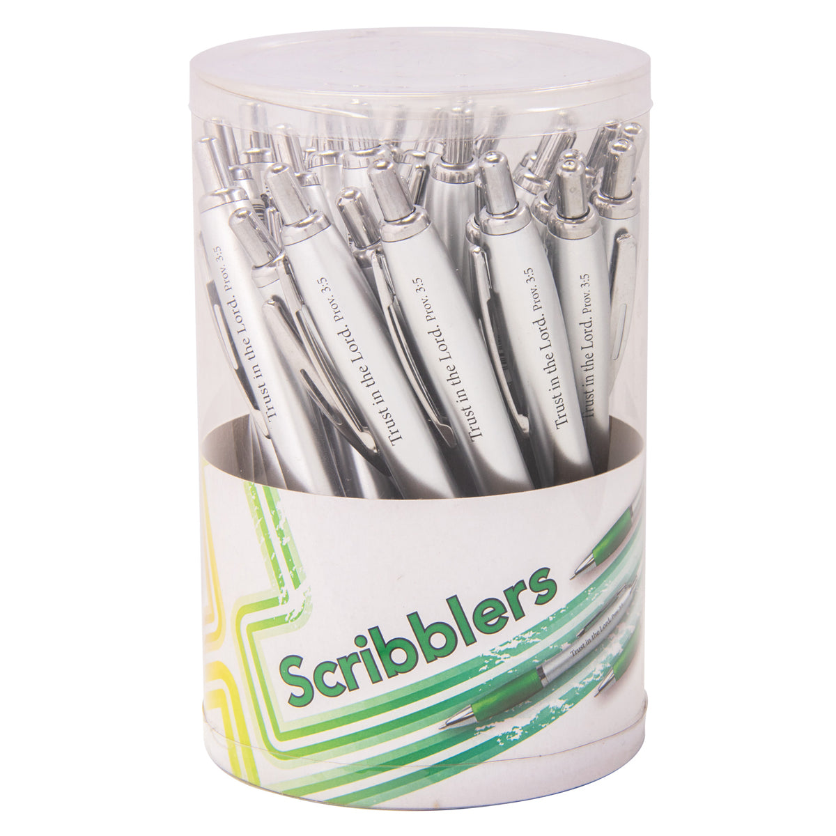 Trust In The Lord Green (Tub Of 25)(Pens)
