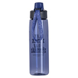 Play Hard, Pray Harder - Never Stop Praying Purple Plastic Water Bottle