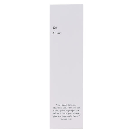 For I Know The Plans Pack Of 10 Sunday School Bookmark - Jeremiah 29:11