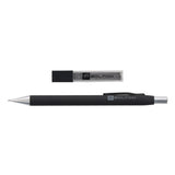 Bolton Flat Clicker Black Clutch Pencil With Lead Refill In Acrylic Gift Box