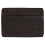 Genuine African Leather Dark Brown Card And ID Holder