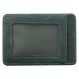 Genuine African Leather Midnight Blue Card And ID Holder