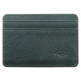 Genuine African Leather Midnight Blue Card And ID Holder