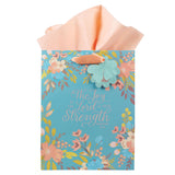 The Joy of the Lord Is Your Strength Medium Gift Bag with Gift Tag